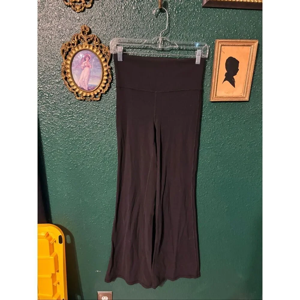 Athleta Black Elation Flare Pants Size Small